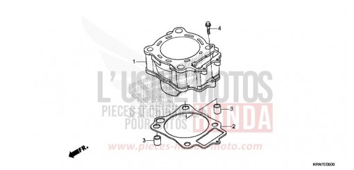 CYLINDRE CRF250RF de 2015